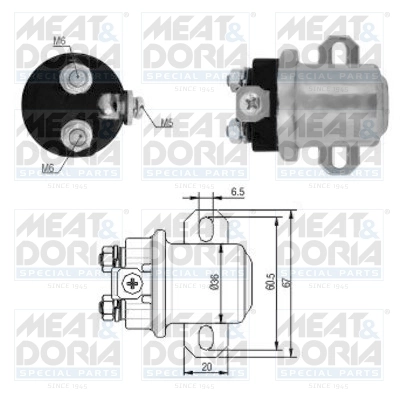 Solenoid Switch, starter